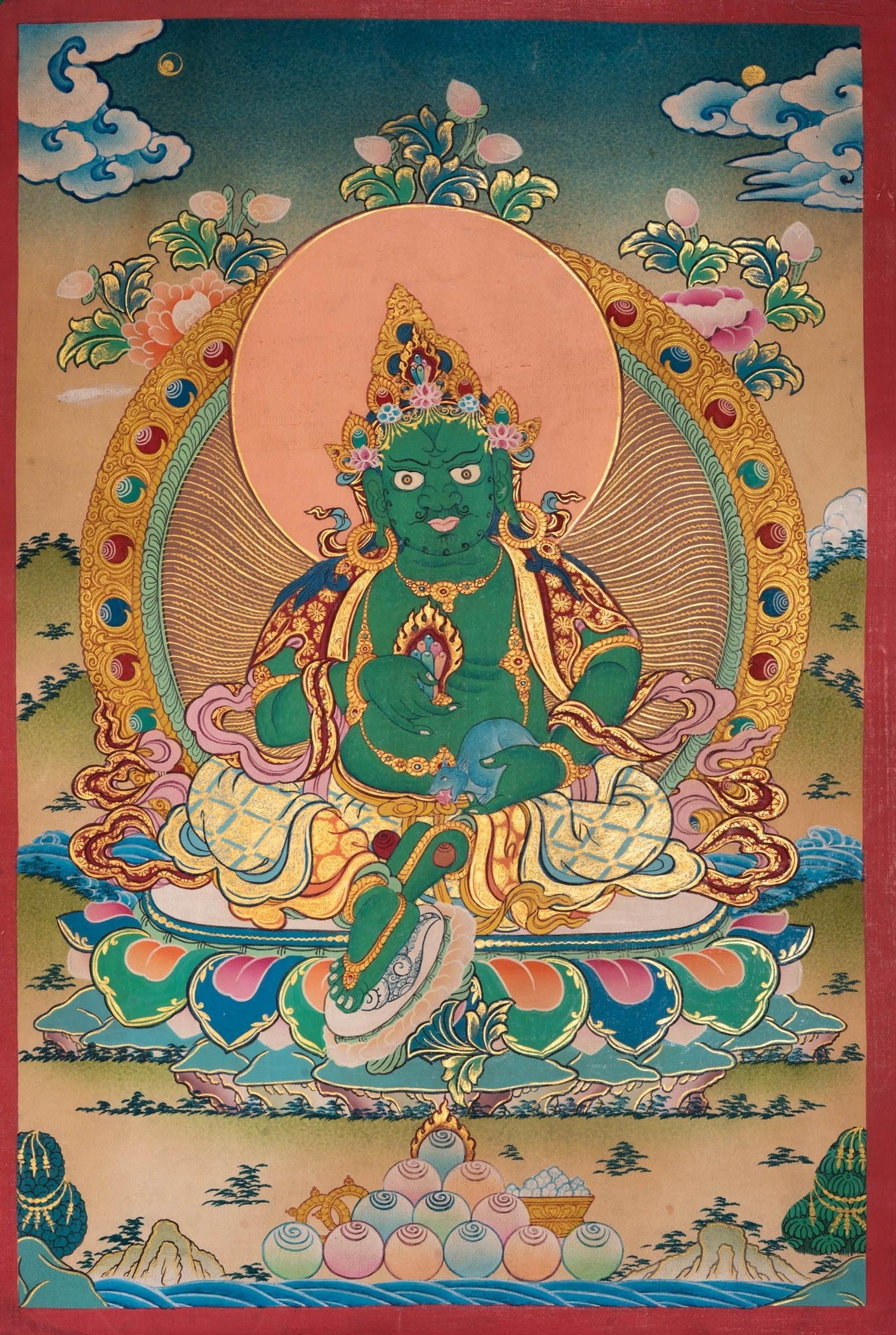 Kuber Thangka Painting