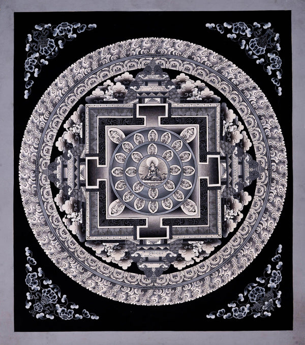 White Tara Mandala Thangka Art