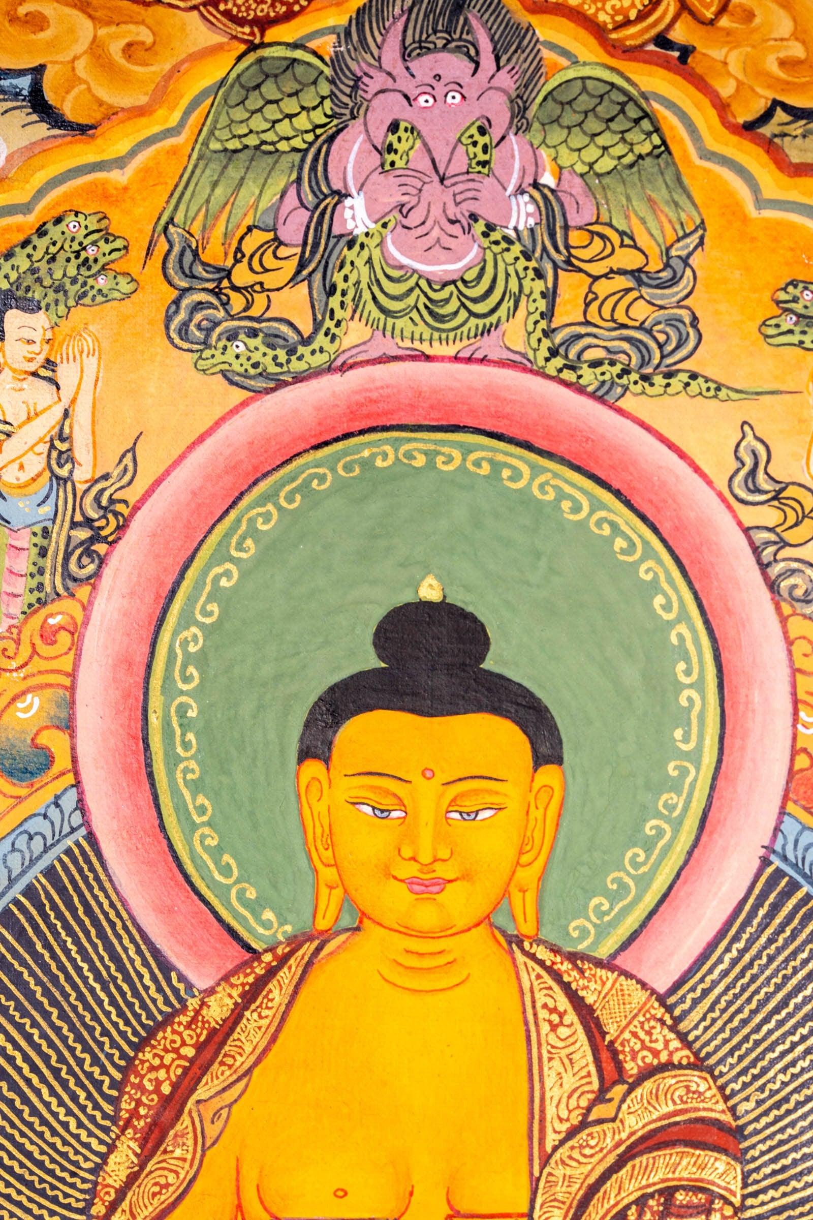 Thangka of Buddha Life