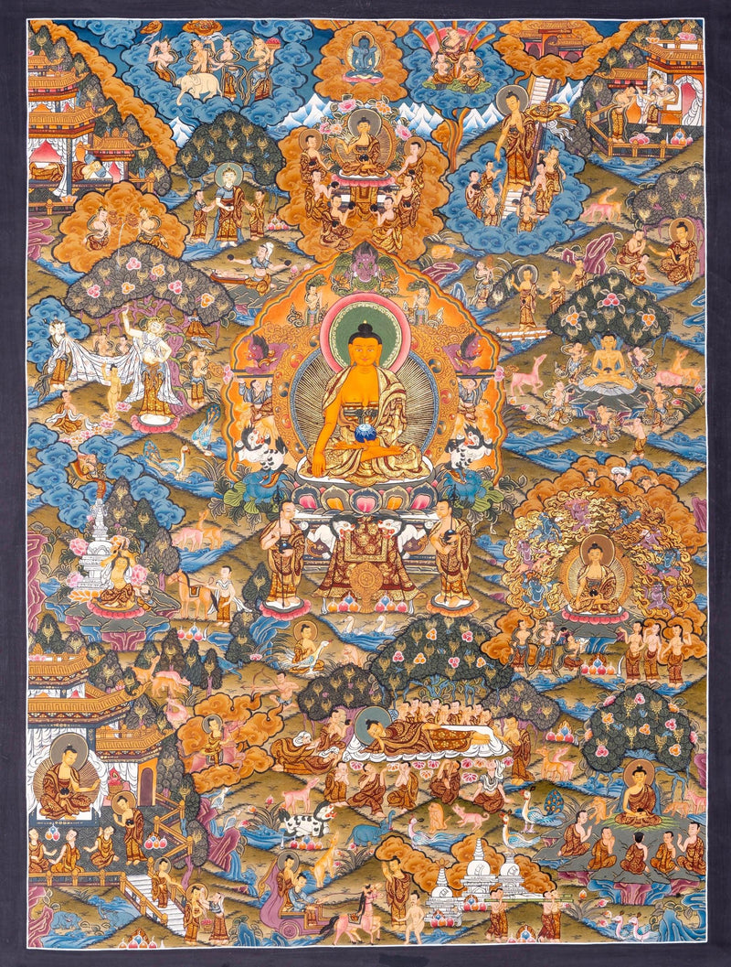 Thangka of Buddha Life