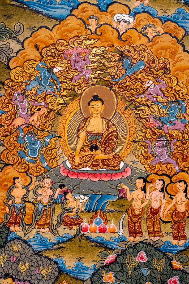 Thangka of Buddha Life
