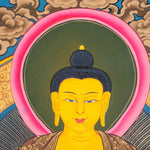 Thangka Painting of Shakyamuni Buddha with 35 Buddhas
