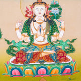 Hand Painting of Chenrezig