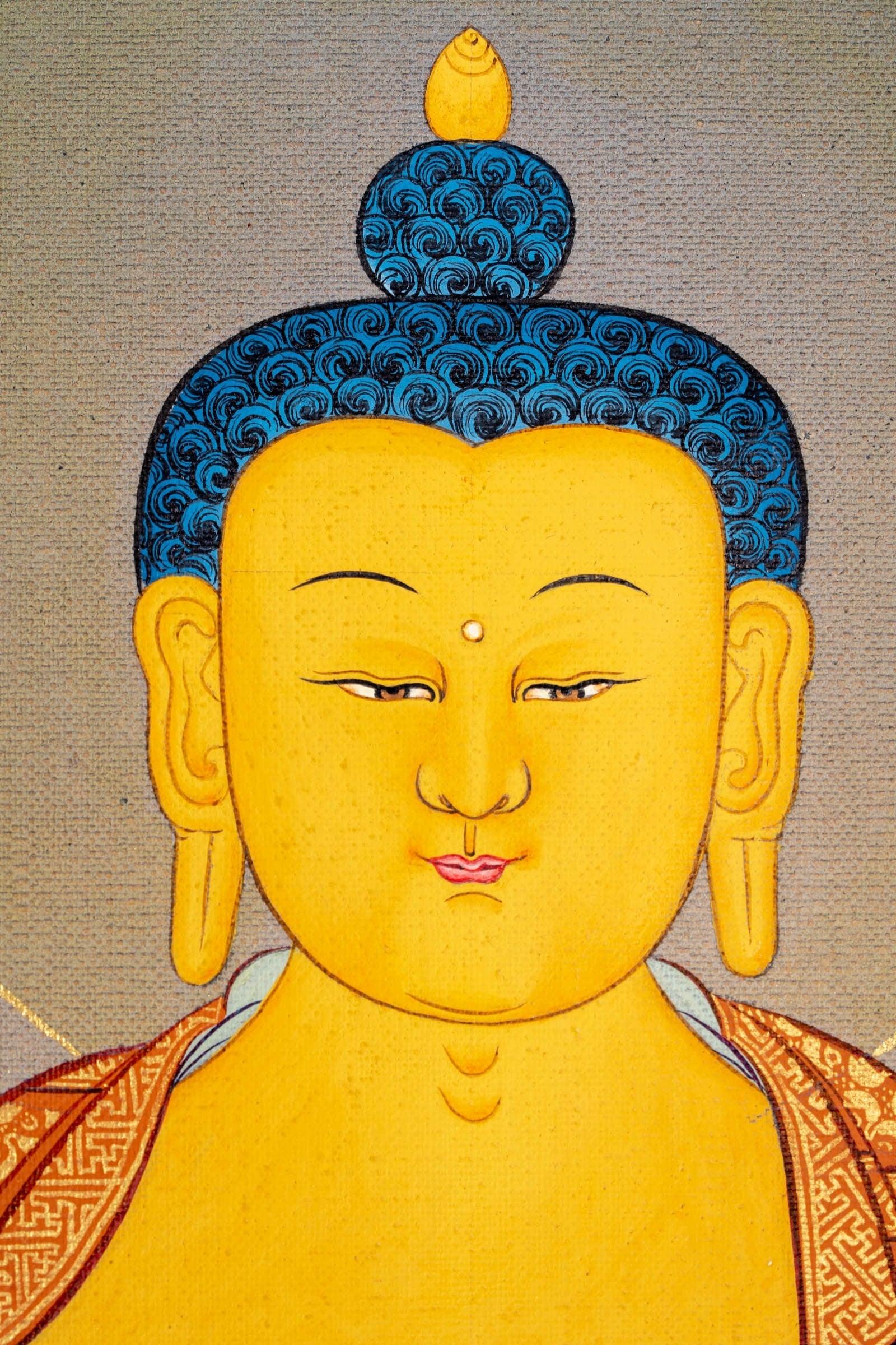 Thangka Painting of Shakyamuni Buddha