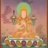 Thangka Painting of Je Tsongkapa