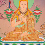 Thangka Painting of Je Tsongkapa