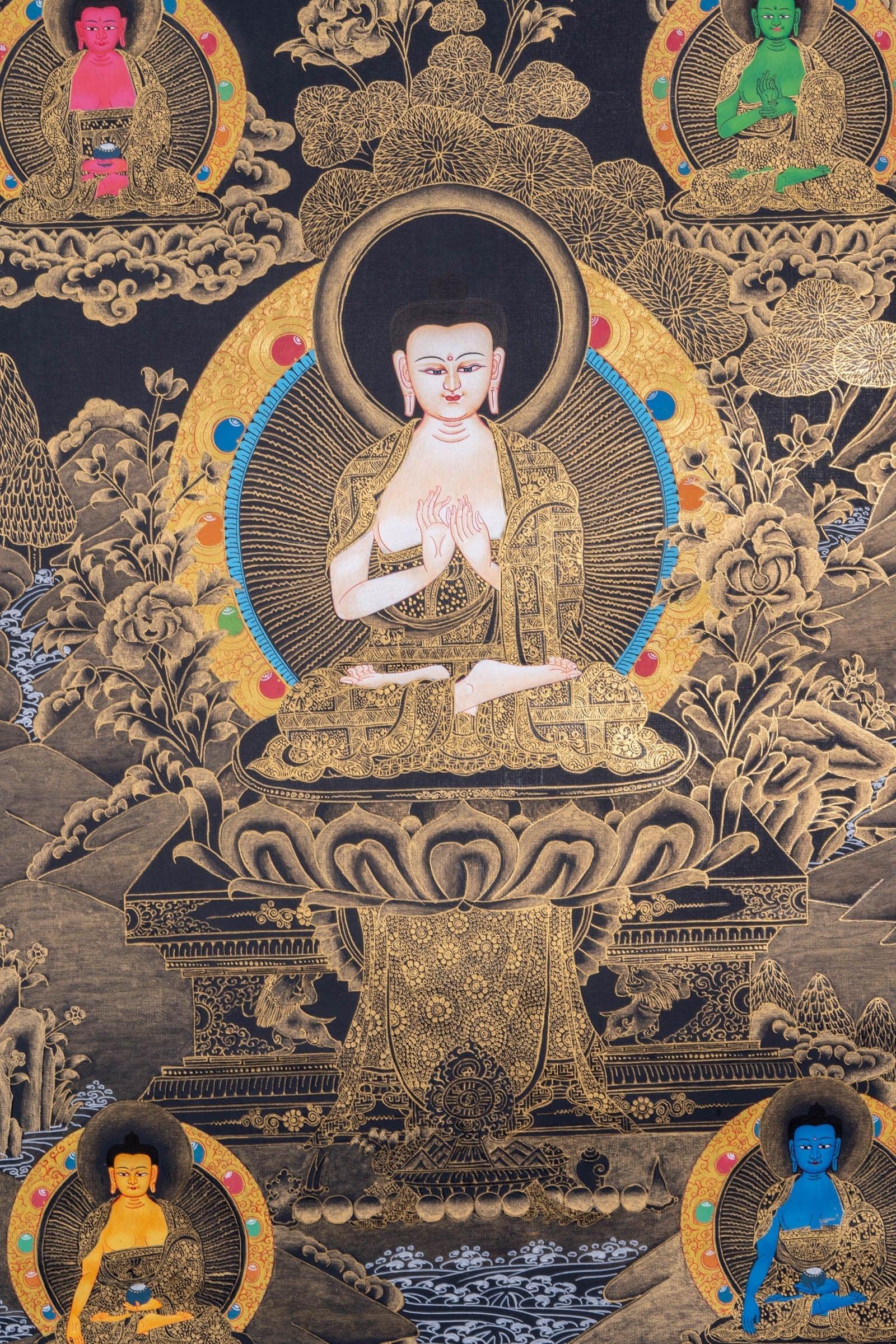 Vairocana Thangka Painting