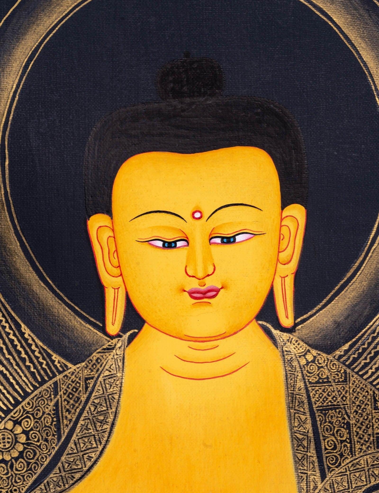 Thangka Painting - Shakyamuni Buddha - Himalayas Shop