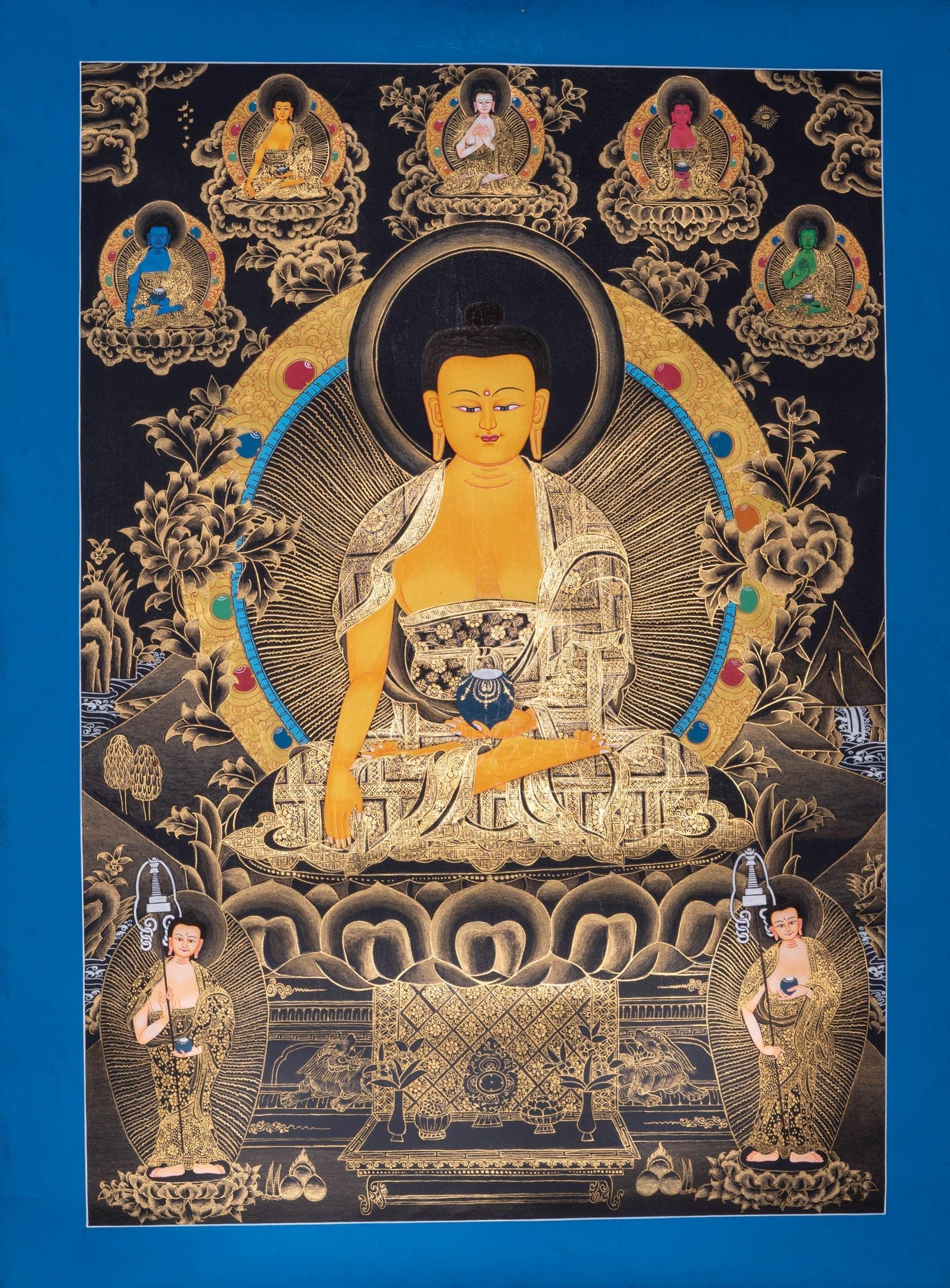 Thangka Painting - Shakyamuni Buddha