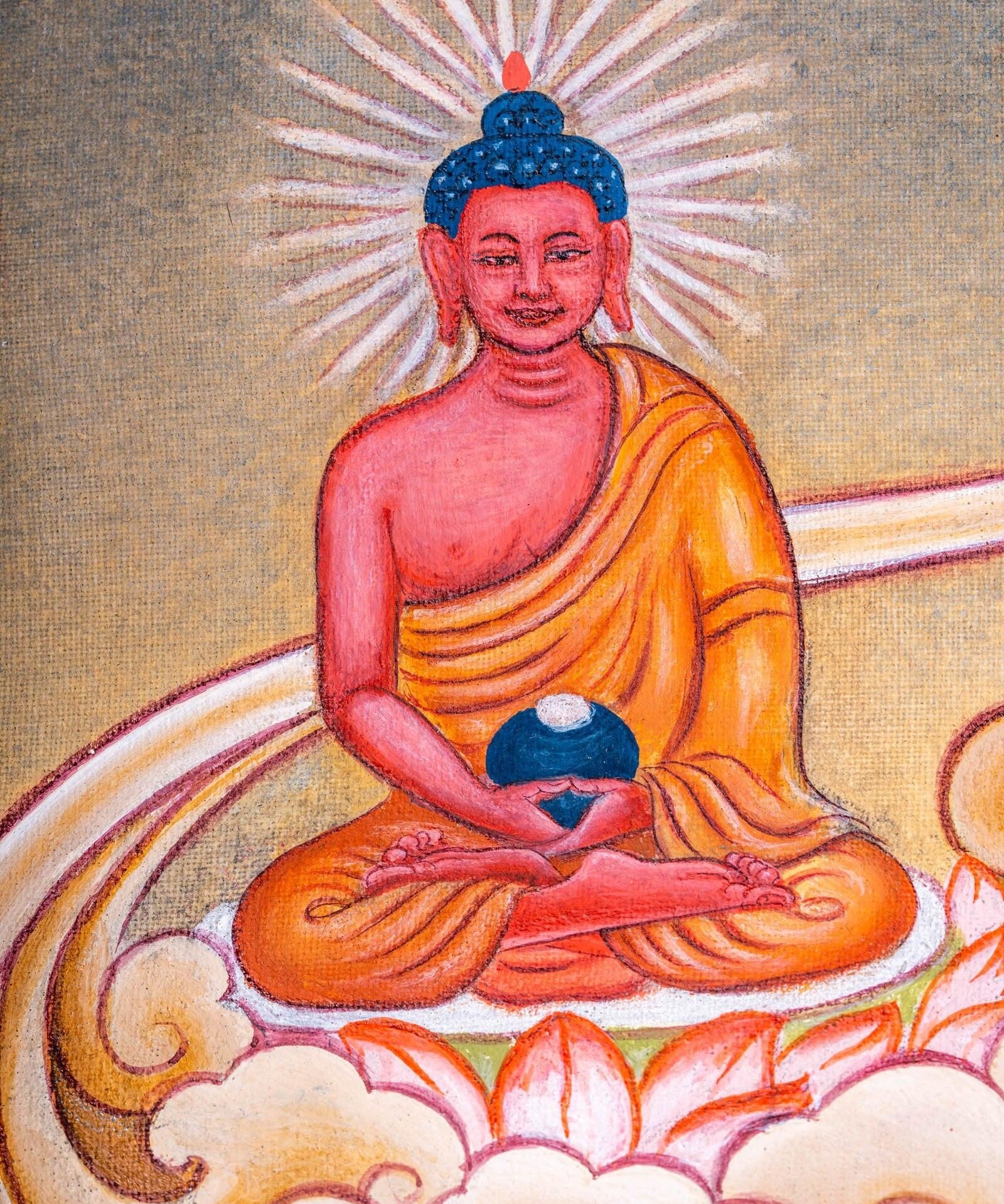 Newari White Tara Thangka Painting - Himalayas Shop