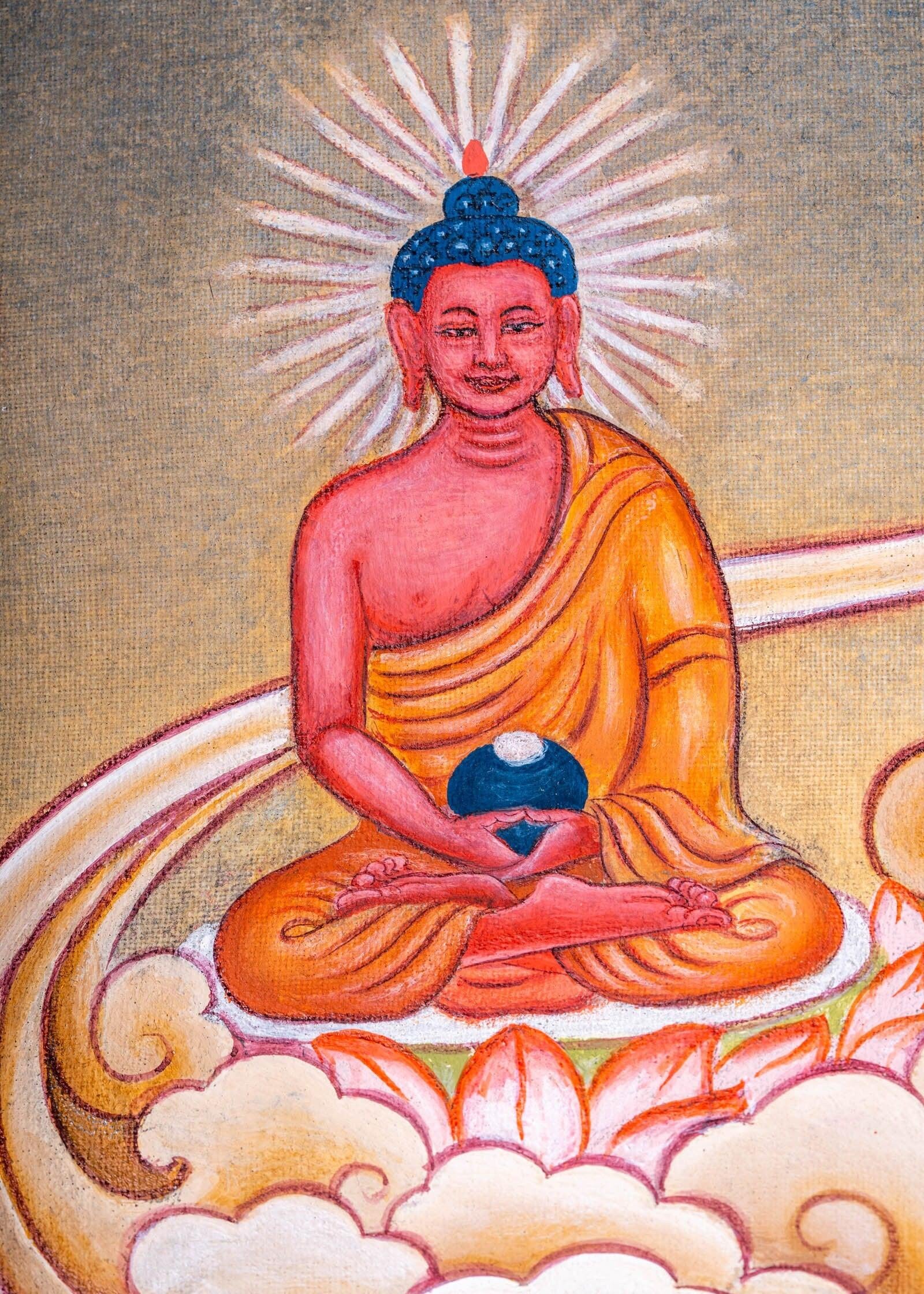 Newari White Tara Thangka Painting - Himalayas Shop