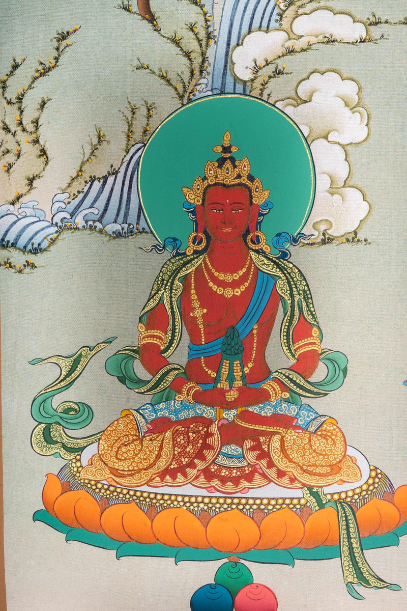 White Tara Tibetan Thangka Art