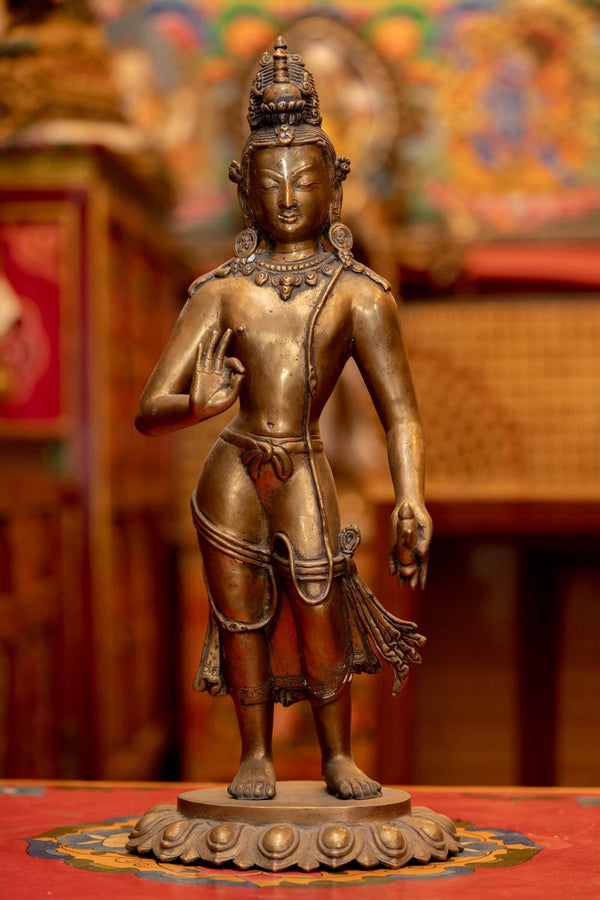 Antique Lokeshwor Statue from Nepal
