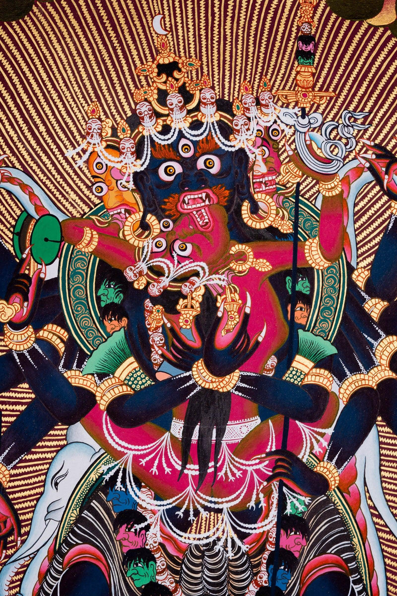 Chakrasamvara Thangka Painting - Himalayas Shop