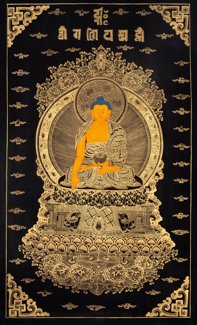 Shakyamuni Buddha Thangka Painting