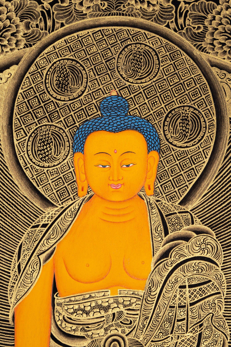 Shakyamuni Buddha Thangka Painting