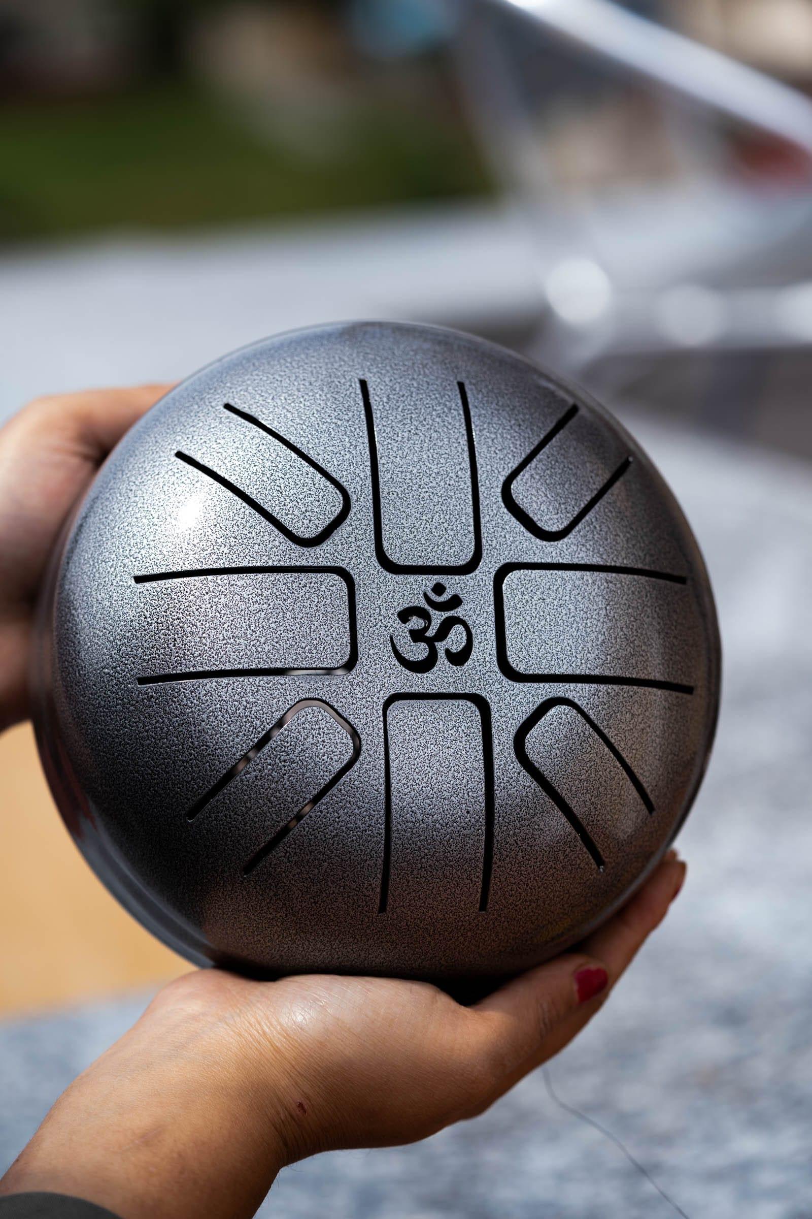 hang drum or hand pan , space drum for sound healing
