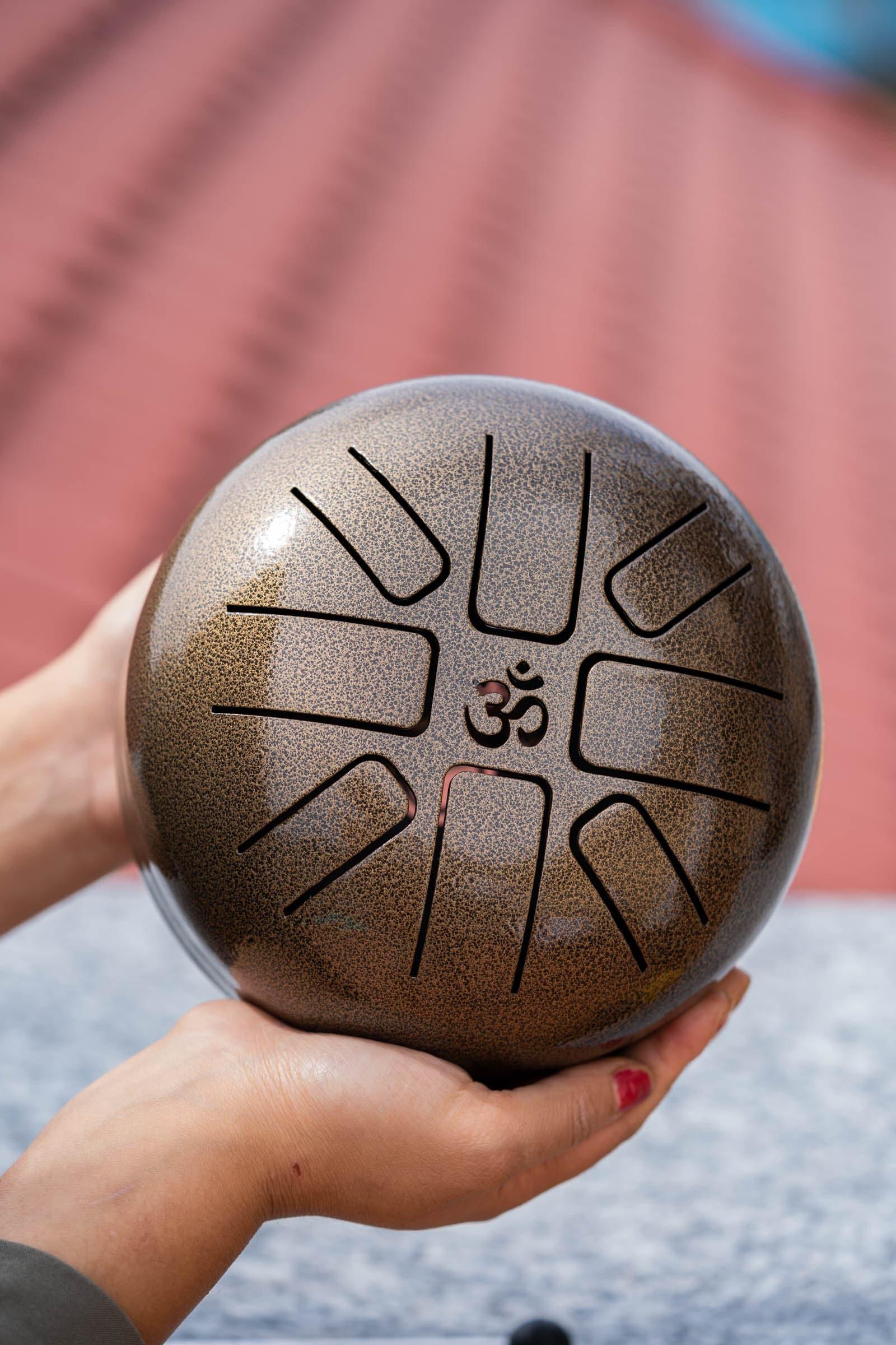 hang drum or hand pan , space drum for sound healing