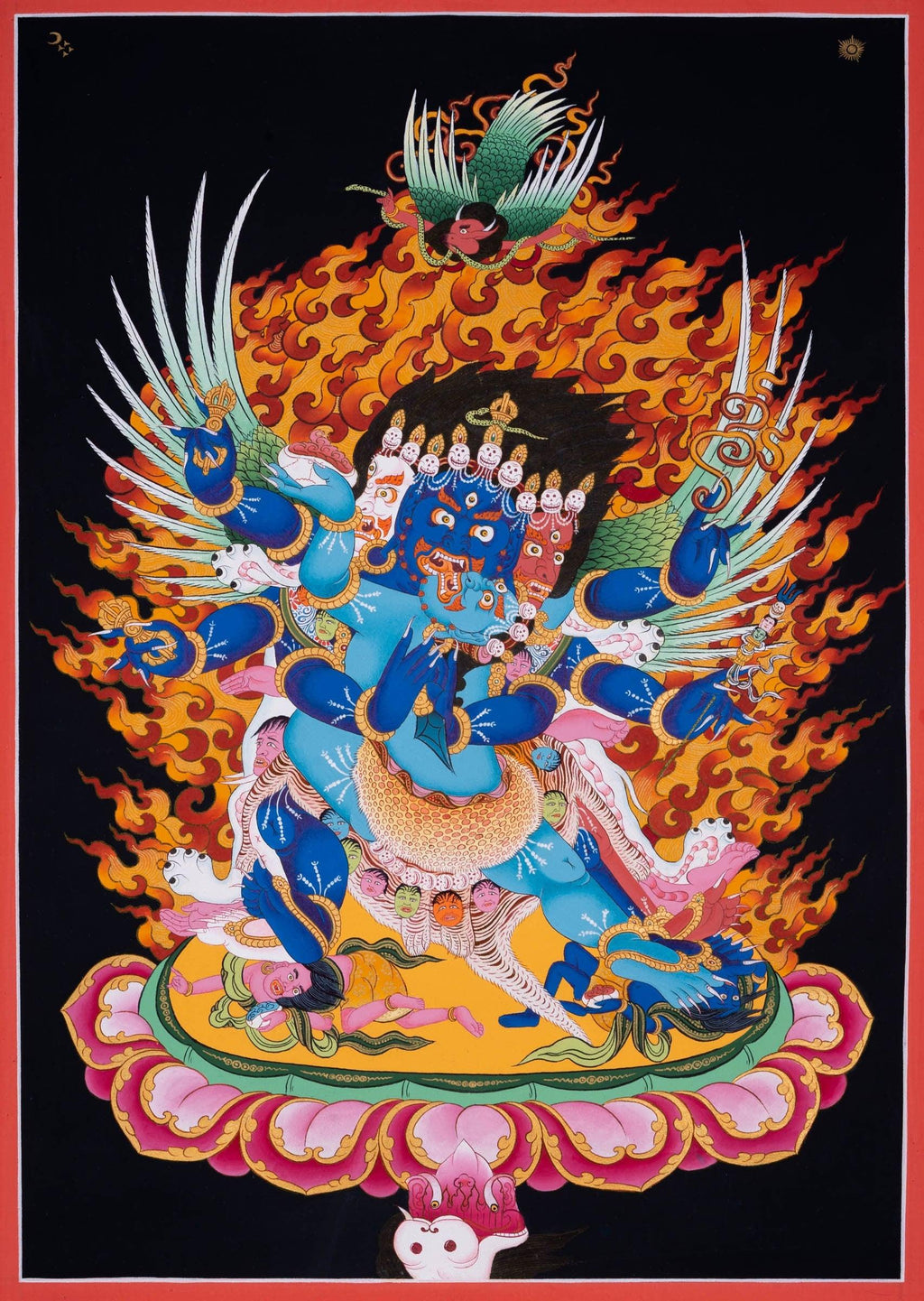 Vajrakilaya Thangka painting