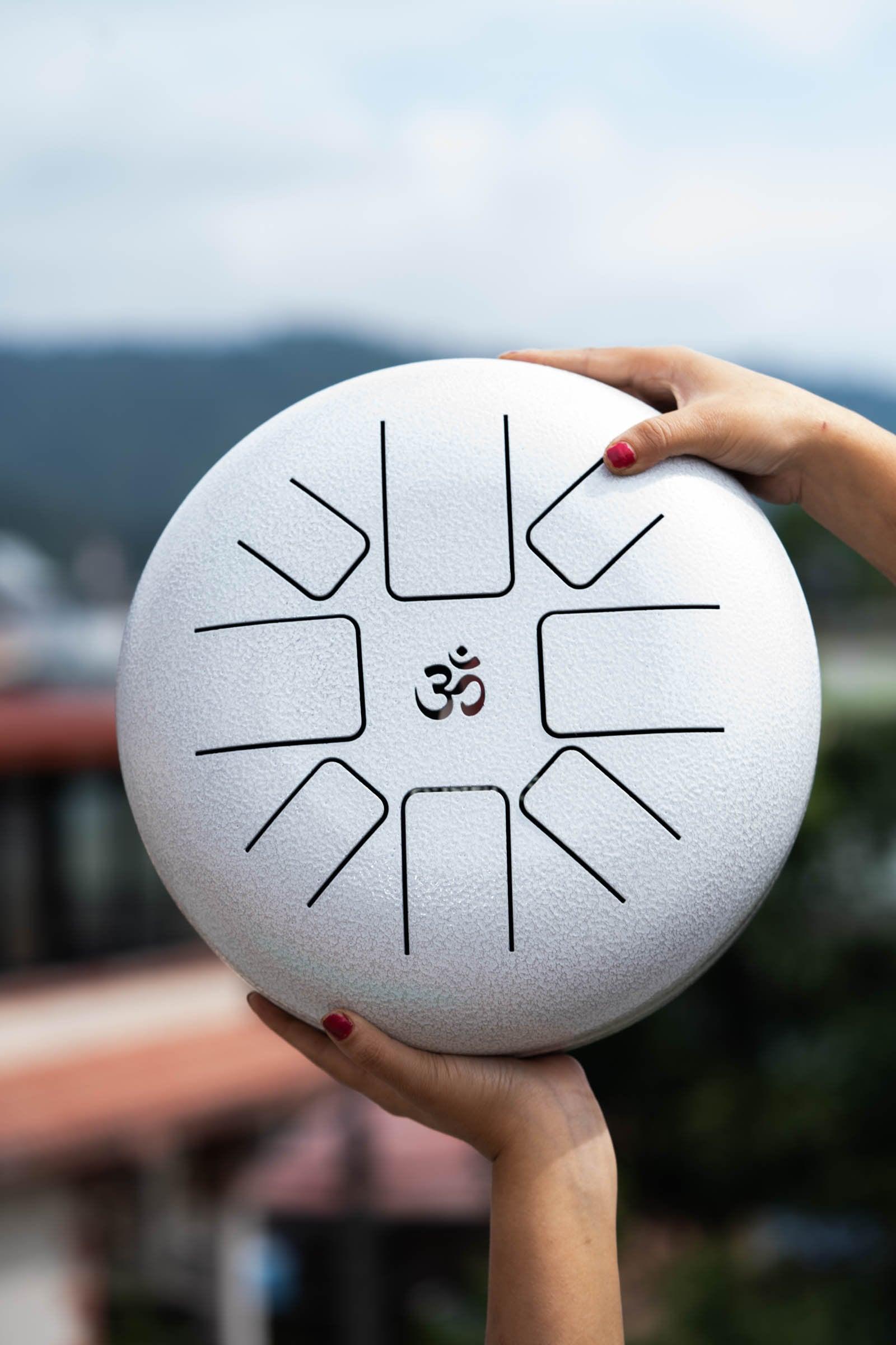 hang drum or hand pan , space drum for sound healing
