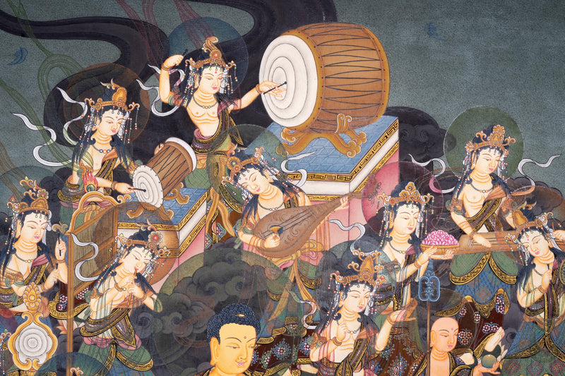 Japanese Buddha Thangka Painting - Himalayas Shop