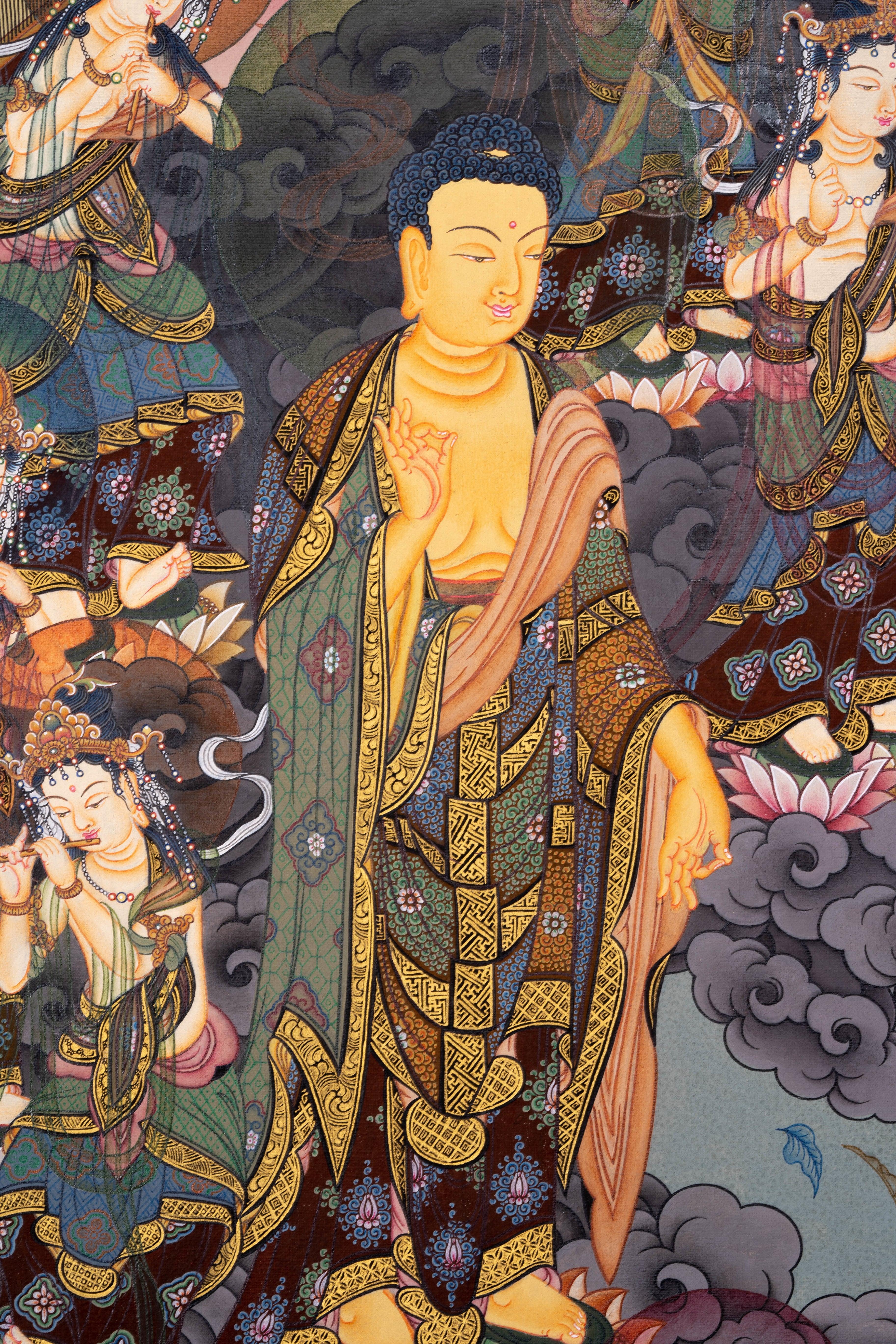 Japanese Buddha Thangka Painting - Himalayas Shop