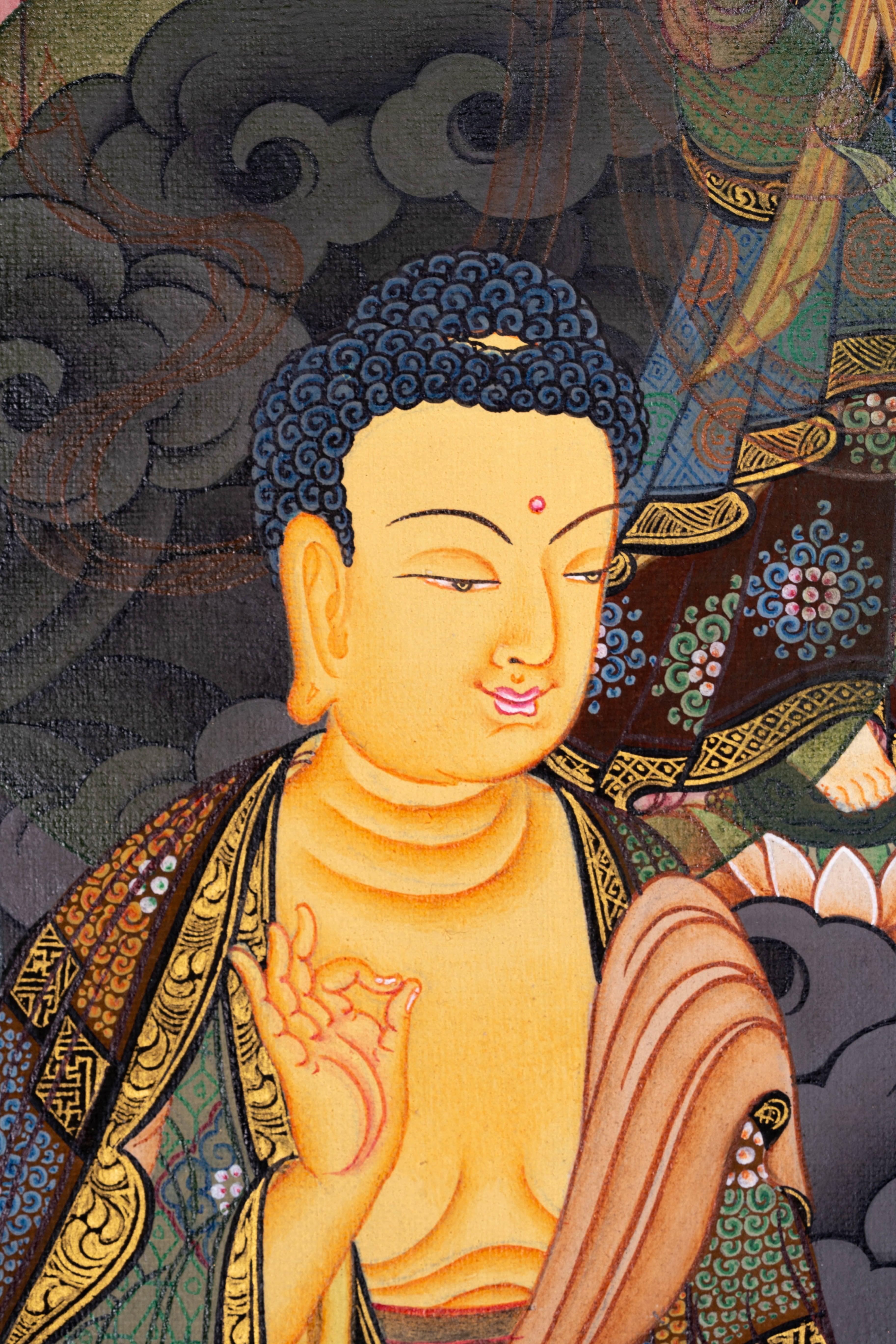 Japanese Buddha Thangka Painting - Himalayas Shop