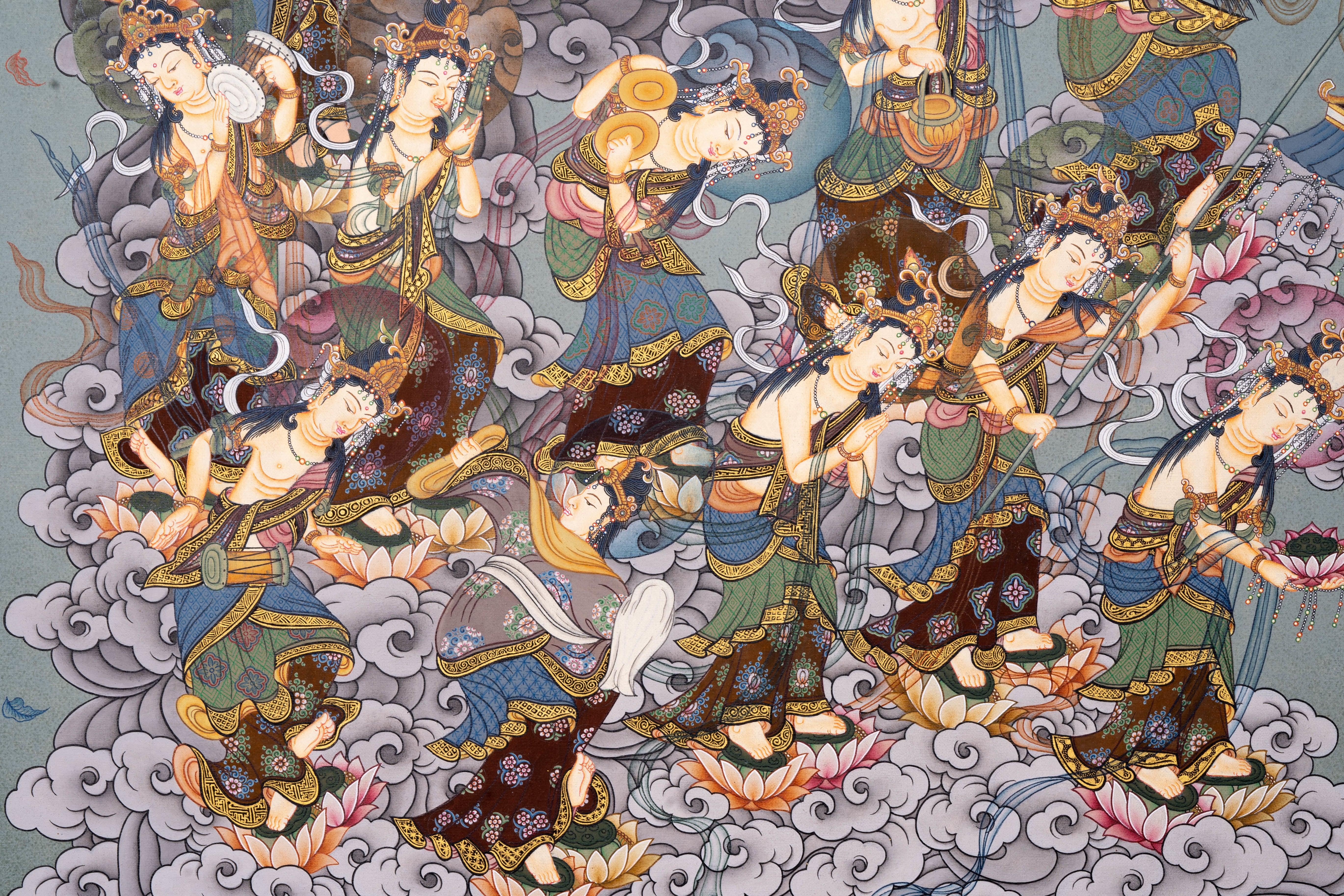 Japanese Buddha Thangka Painting - Himalayas Shop