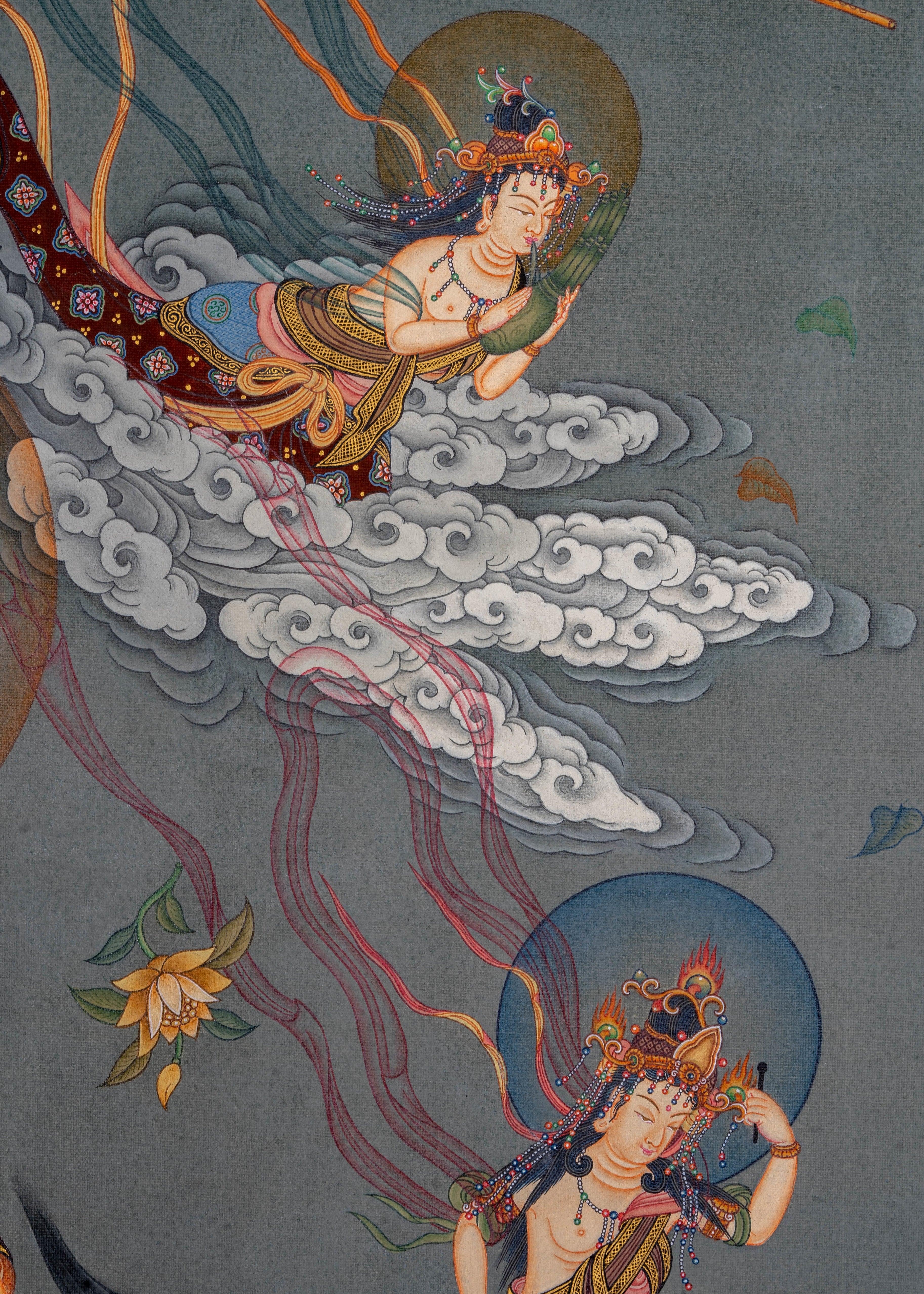 Japanese Buddha Thangka Painting - Himalayas Shop