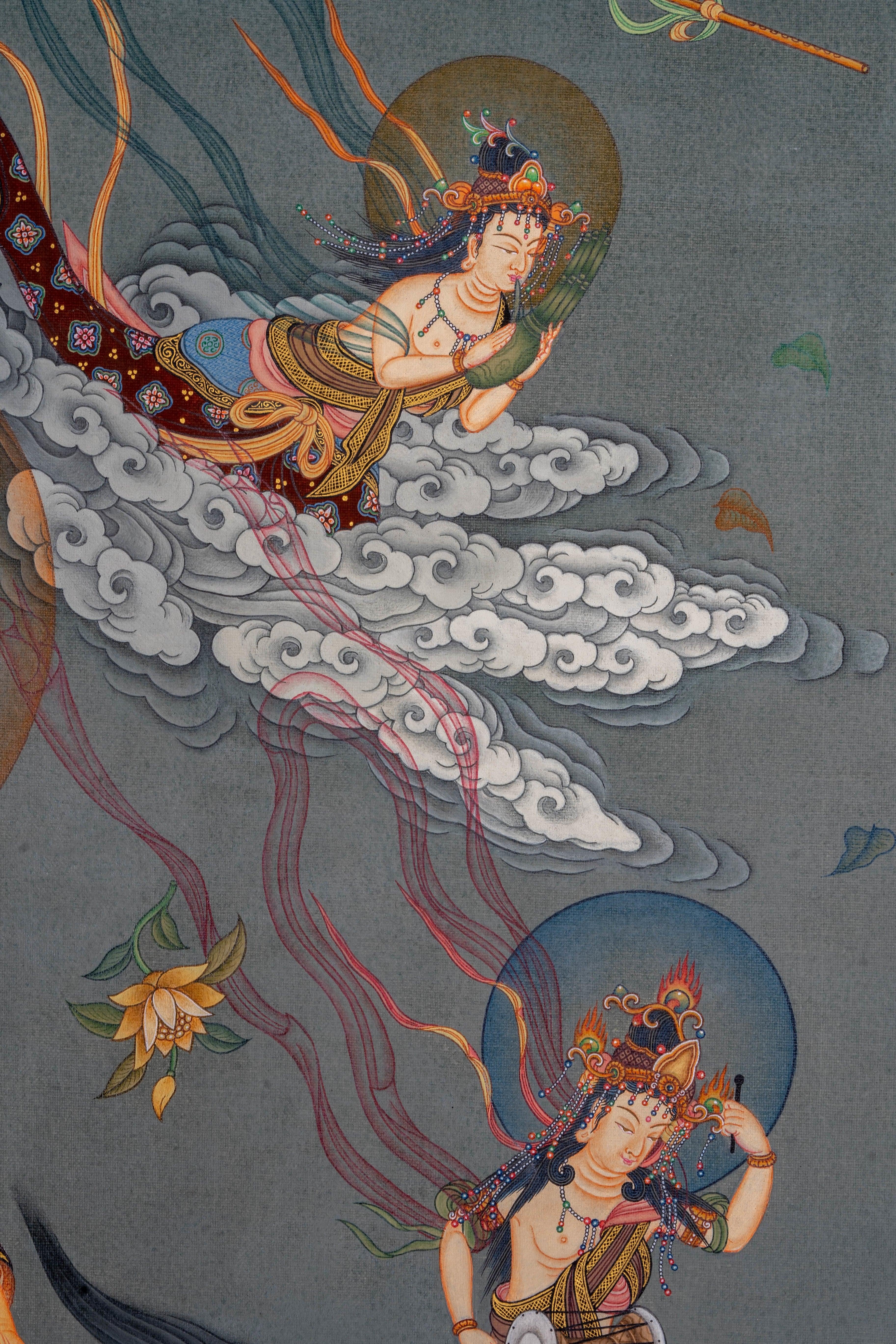Japanese Buddha Thangka Painting - Himalayas Shop