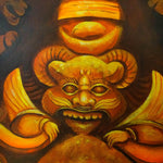 Oil painting of Lord Ganesh - Himalayas Shop