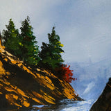 Acrylic Painting of Mountain Ama Dablam, Nepal - Himalayas Shop