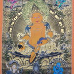 Pancha Zambala thangka art - Handpainted Thangka Painting - Himalayas Shop