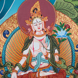 Saraswati Thangka Painting - Handpainted Thangka Art - Himalayas Shop