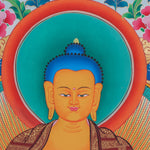 hakyamuni Buddha Thangka Painting-5 Buddha Painting for wall hanging