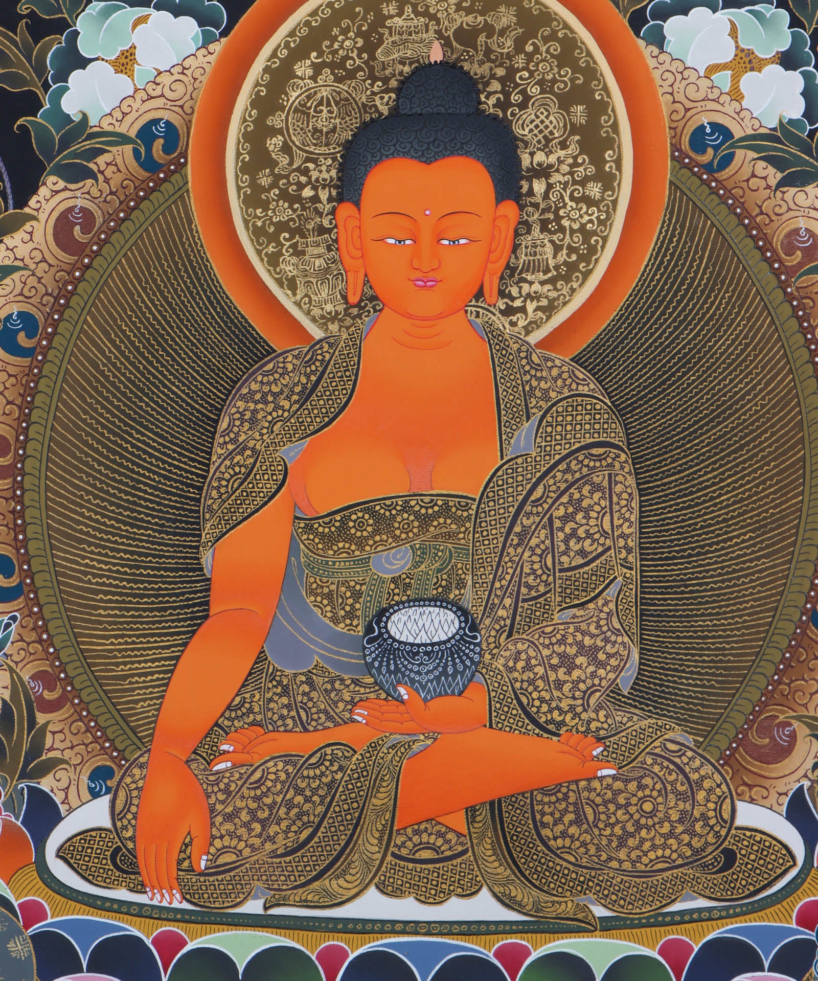 Best Shakyamuni Buddha thangka - Handpainted by skillful artisan - Himalayas Shop