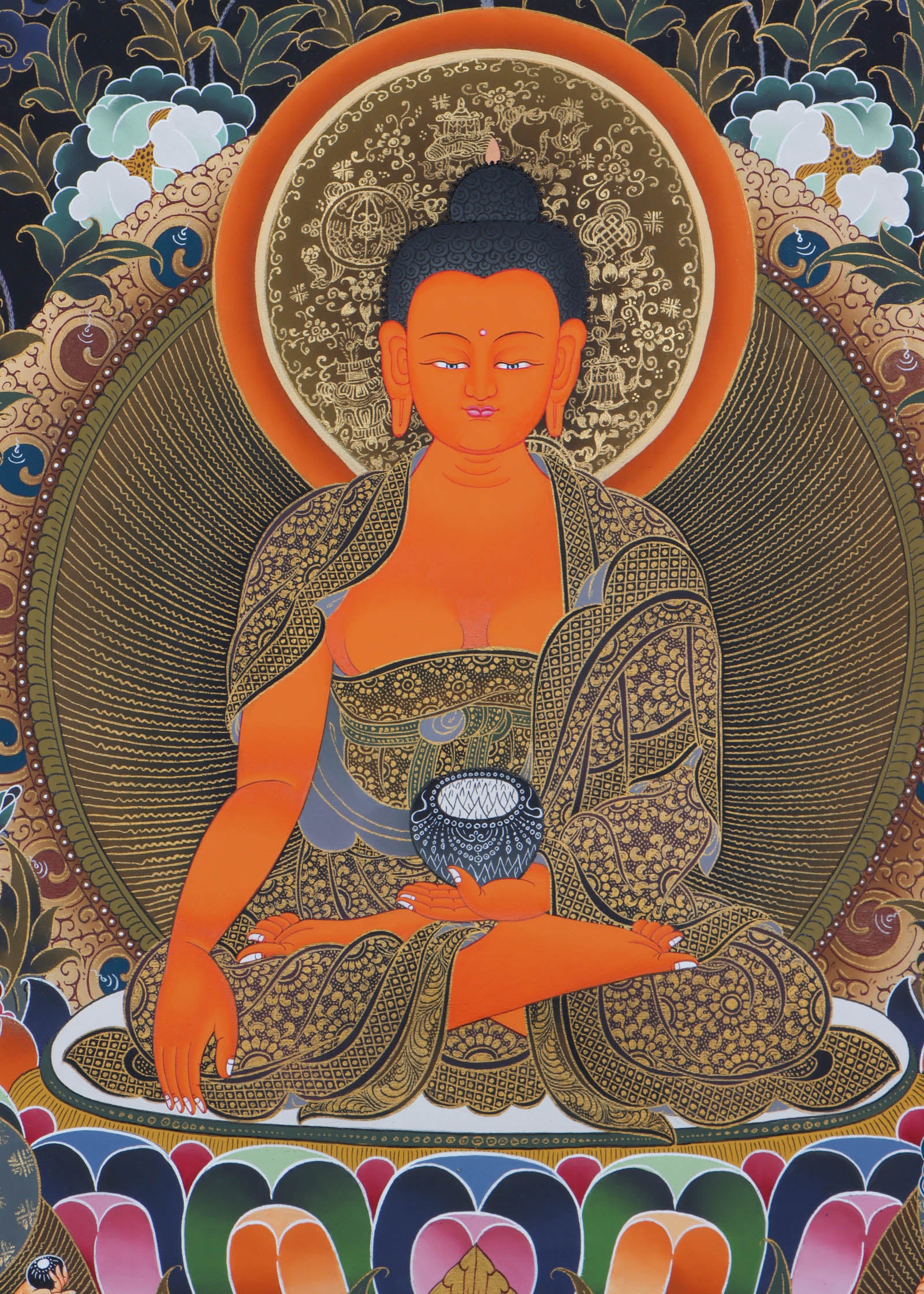 Best Shakyamuni Buddha thangka - Handpainted by skillful artisan - Himalayas Shop