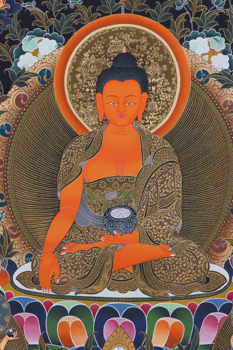 Best Shakyamuni Buddha thangka - Handpainted by skillful artisan - Himalayas Shop