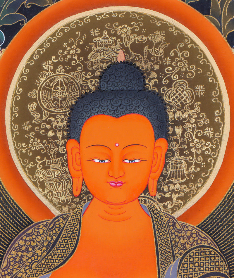 Best Shakyamuni Buddha thangka - Handpainted by skillful artisan - Himalayas Shop